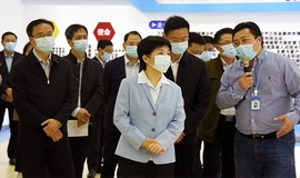 泰州市万市长一行领导莅临bet9九州体育登录调研科技创新活动